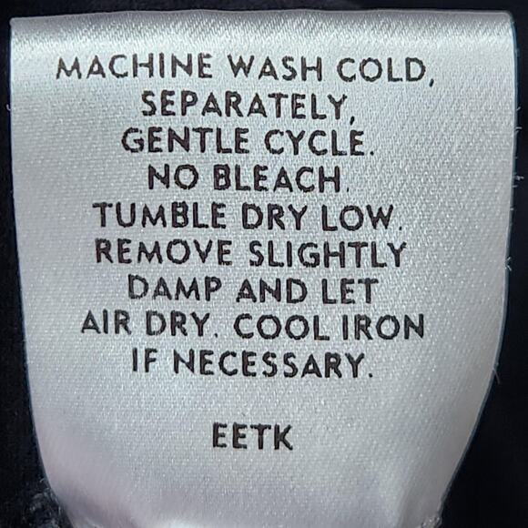 Eileen Fisher Pants Womens Small Black Pull On Stretch Knit Slim Ankle Made USA - Picture 12 of 12